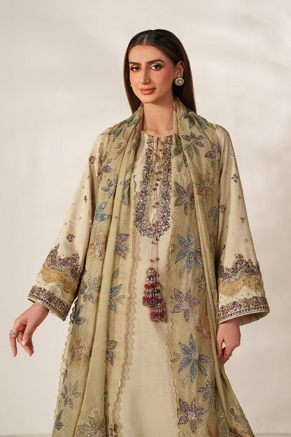Iznik | Chinon Chiffon | UE-617 - Dress - available at Maria Faisal in UK and USA.