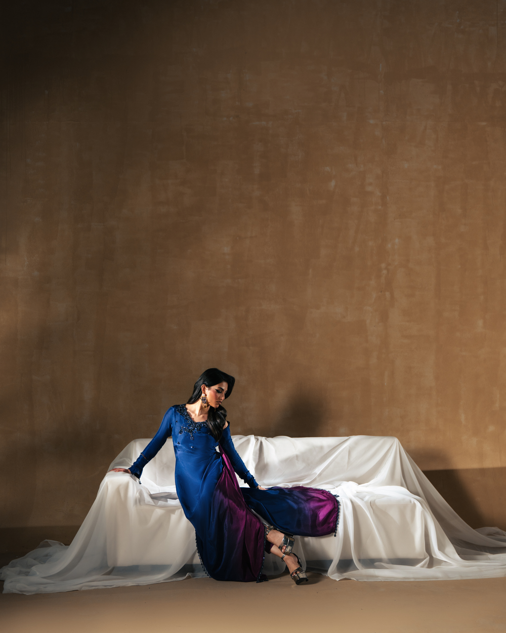 Vasal | Zyra Luxe Pret 26 | Sapphire drift - Ladies Clothes - Maria Faisal