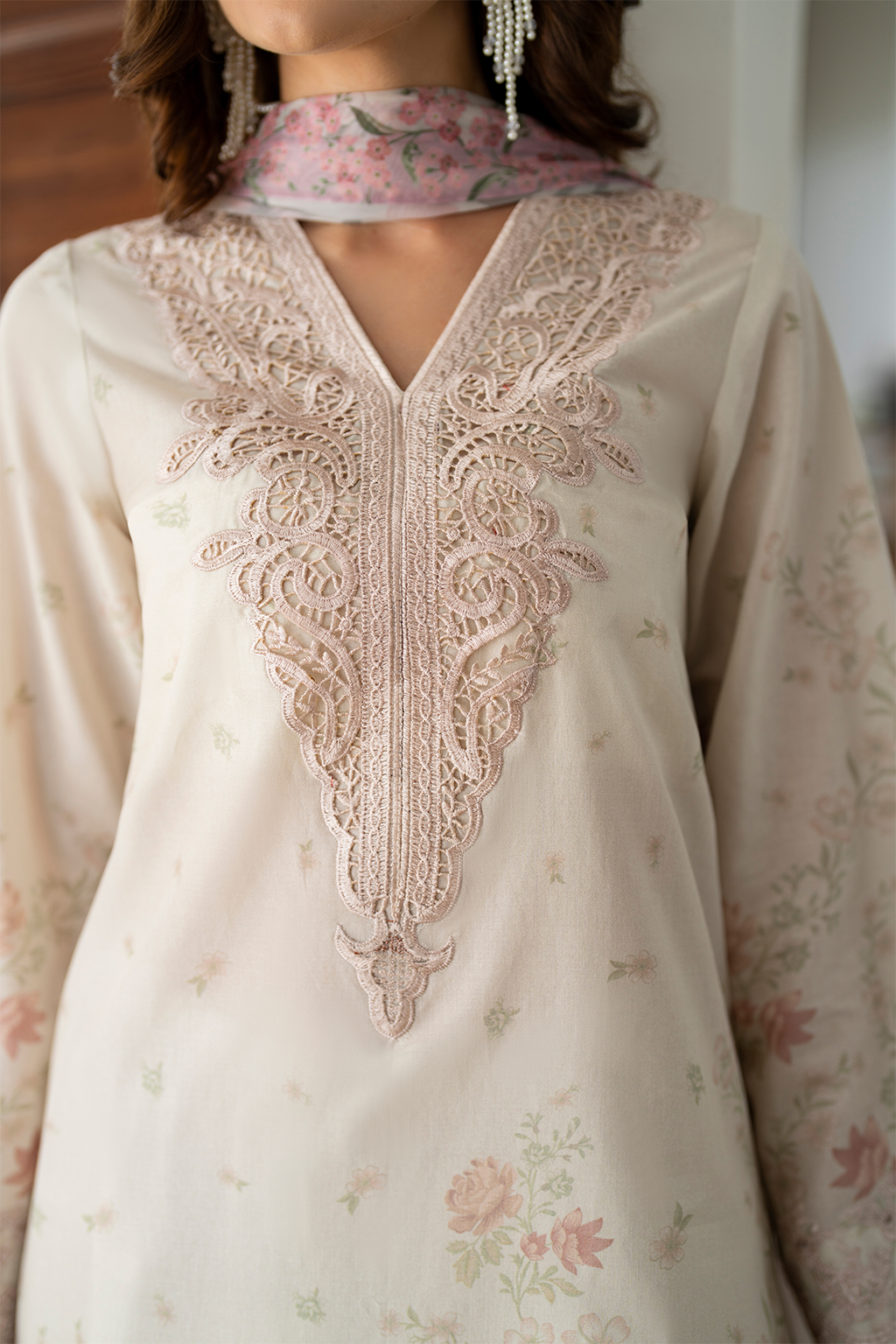Iznik | lawn 26 | UE-491 - Dress - available at Maria Faisal in UK and USA.