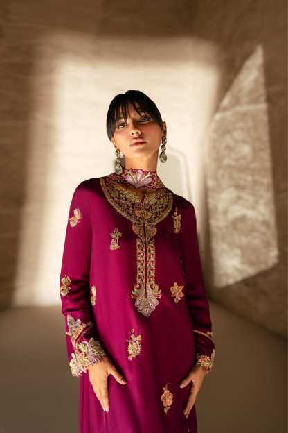 Sana Abbas | Zalea Formals | NESSA - Formal Dress - available at Maria Faisal in UK and USA.
