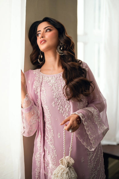 Azure | Eid Drop | Wisteria - Formal Dress - available at Maria Faisal in UK and USA.