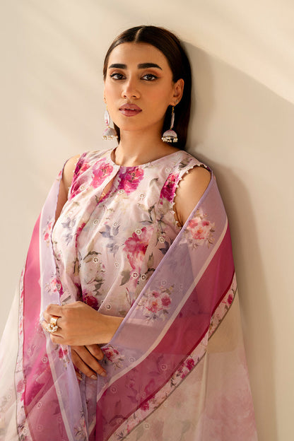 Baroque | Luxury Pret Summer | UF-4276 - Luxury Dress - available at Maria Faisal in UK and USA.