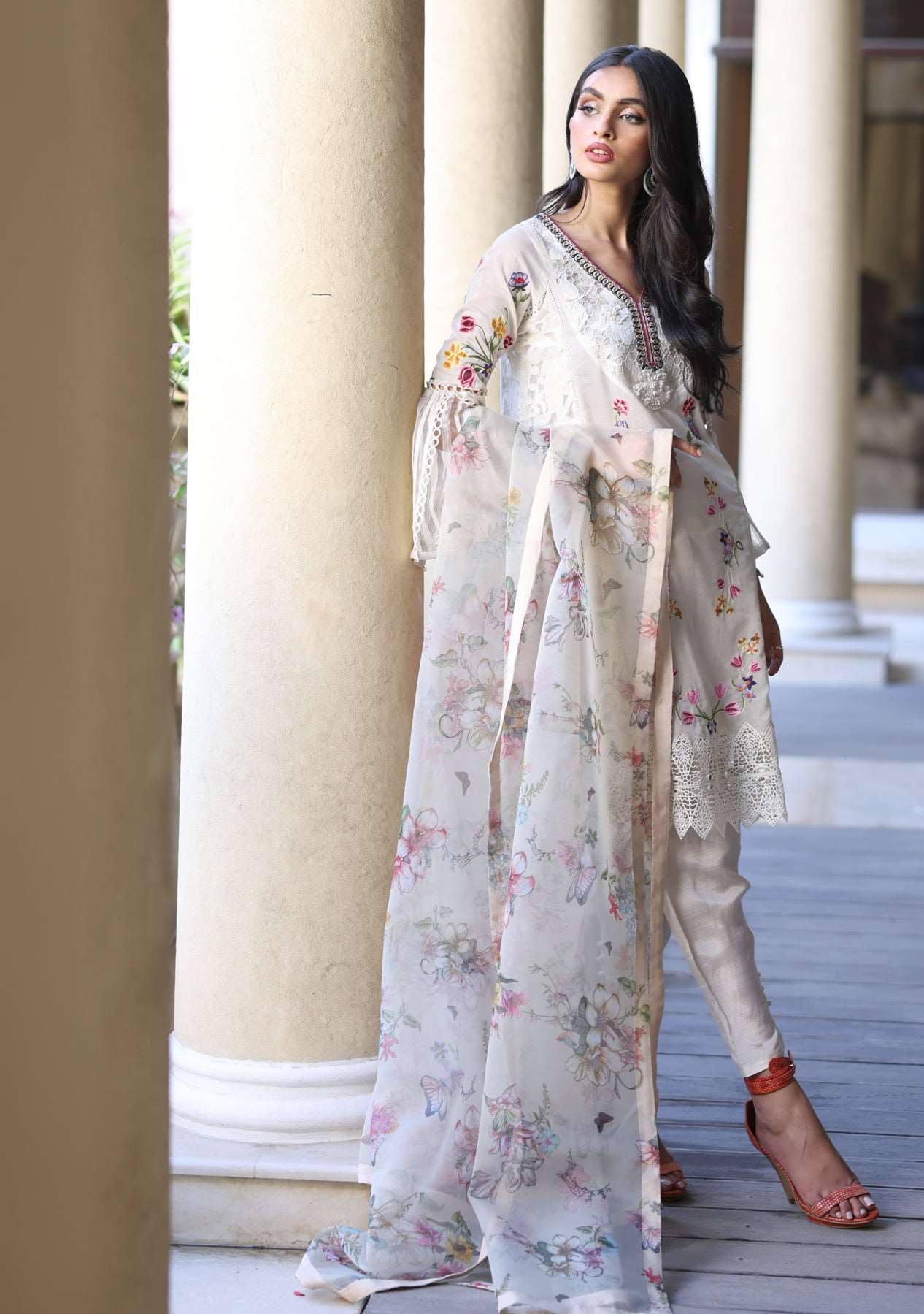 Layla Chatoor | Pret A Porter | LC-11 - Luxury Dress - available at Maria Faisal in UK and USA.