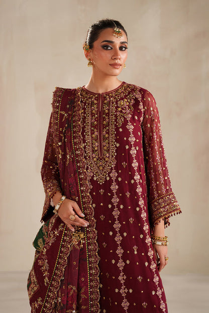Baroque | Formals Collection | EMBROIDERED CHIFFON UF-4367 - Formal Dress - available at Maria Faisal in UK and USA.