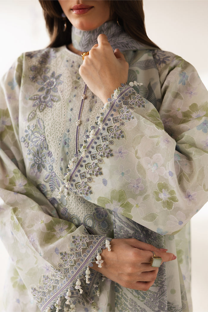 Baroque | Luxury Summer Pret | UF-4425 - Luxury Dress - available at Maria Faisal in UK and USA.