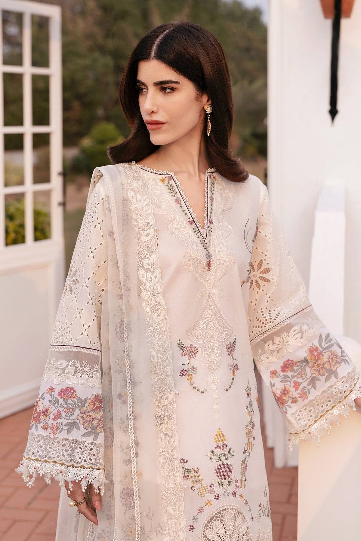 Baroque | Eid Lawn 25 | EL-D06 by Maria Faisal - Registered Vendor of : Baroque - type : Ladies Clothes - 100% original wedding dresses