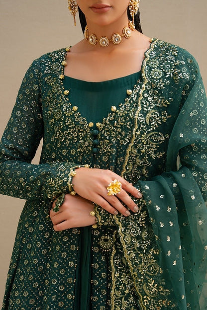 Cross Stitch | Wedding Collection 24 | GREEN SPRING - Ladies Clothes - Maria Faisal