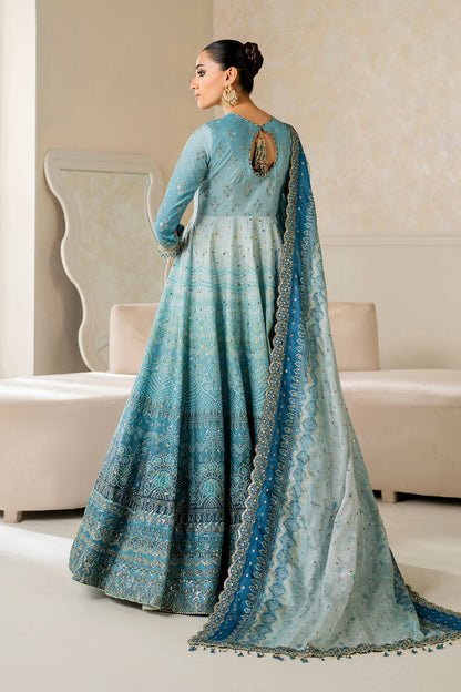Baroque | Formals Collection | EMBROIDERED SILK UF-4162 - Formal Dress - available at Maria Faisal in UK and USA.