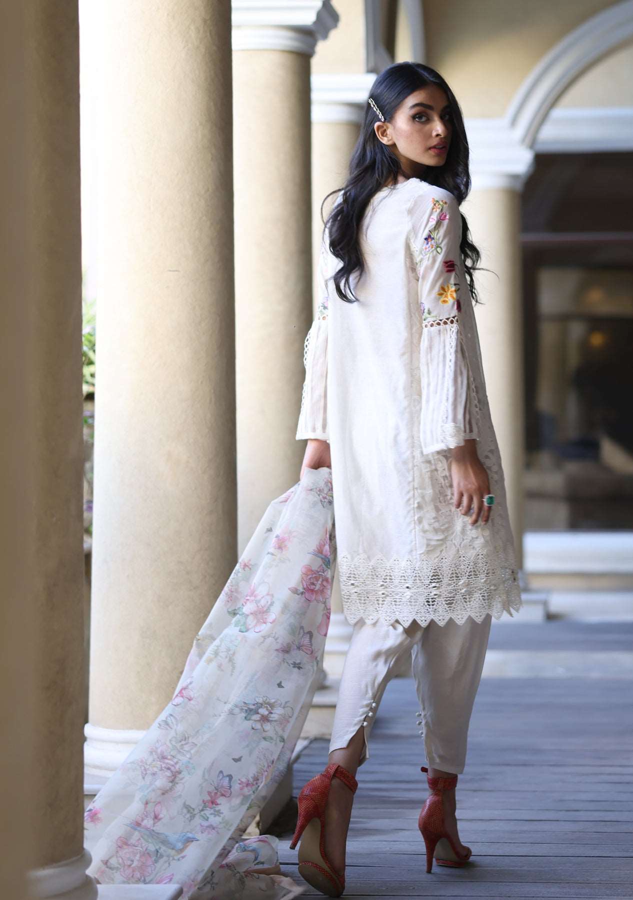 Layla Chatoor | Pret A Porter | LC-11 - Luxury Dress - available at Maria Faisal in UK and USA.