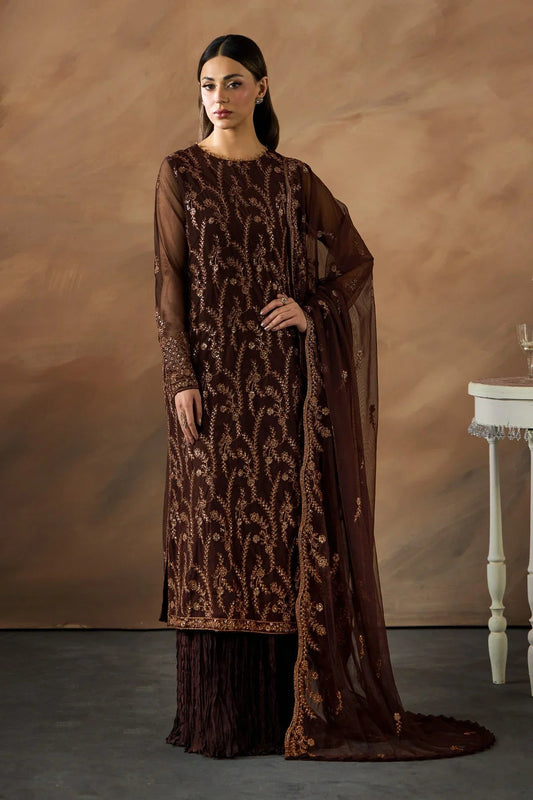 Zarif | Dharkash Formals | ZRF-DK-05 NAHID - Dress - available at Maria Faisal in UK and USA.