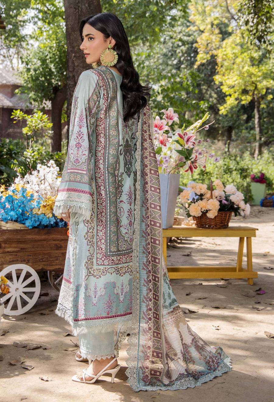 Adans Libas | Jasmine Lawn | JASMINE 2361 by Maria Faisal - Registered Vendor of : Adans Libas - type : Ladies Clothes - 100% original wedding dresses