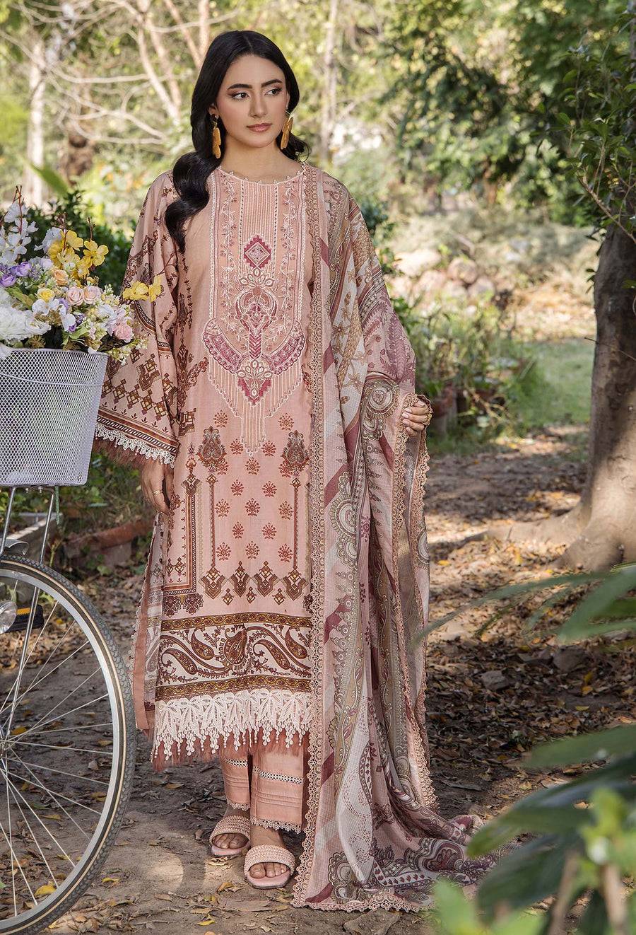 Adans Libas | Jasmine Lawn | JASMINE 2363 by Maria Faisal - Registered Vendor of : Adans Libas - type : Ladies Clothes - 100% original wedding dresses