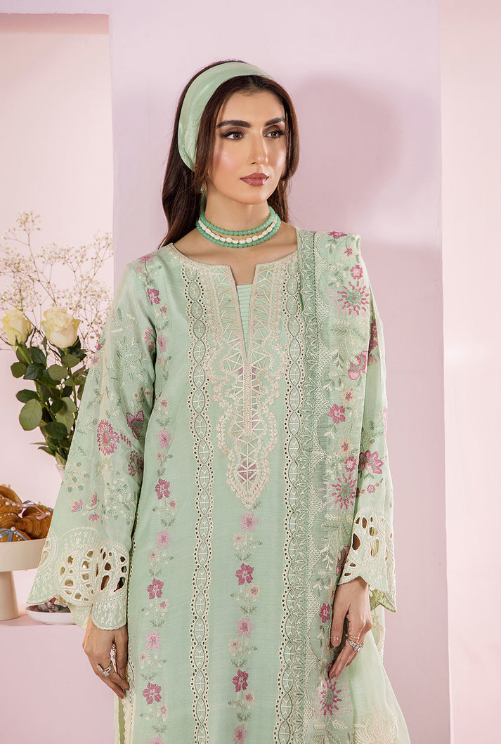 Saad Shaikh | Eid Edit Tropical Silk 26 | NORA - Dress - available at Maria Faisal in UK and USA.