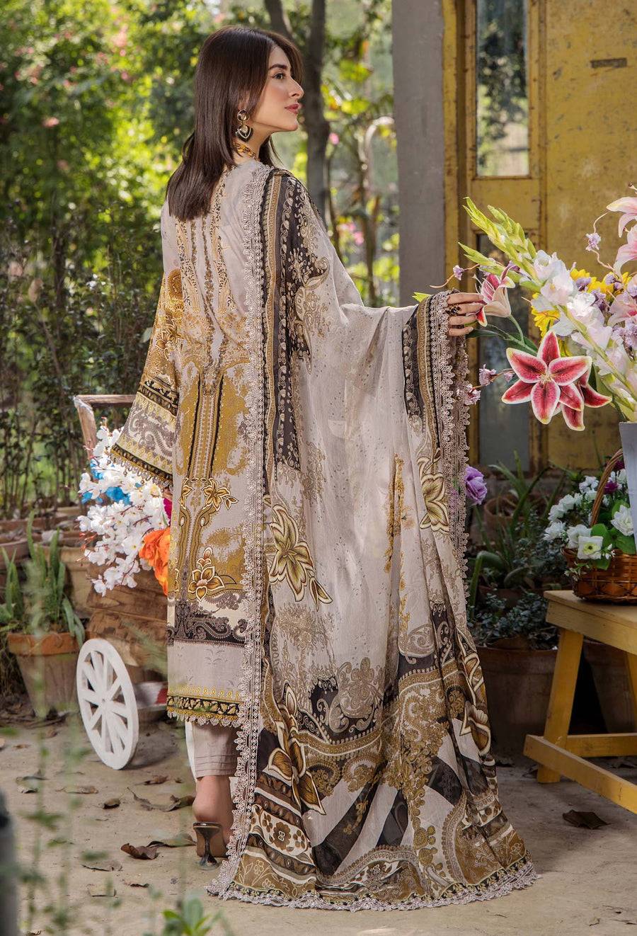 Adans Libas | Jasmine Lawn | JASMINE 2364 by Maria Faisal - Registered Vendor of : Adans Libas - type : Ladies Clothes - 100% original wedding dresses