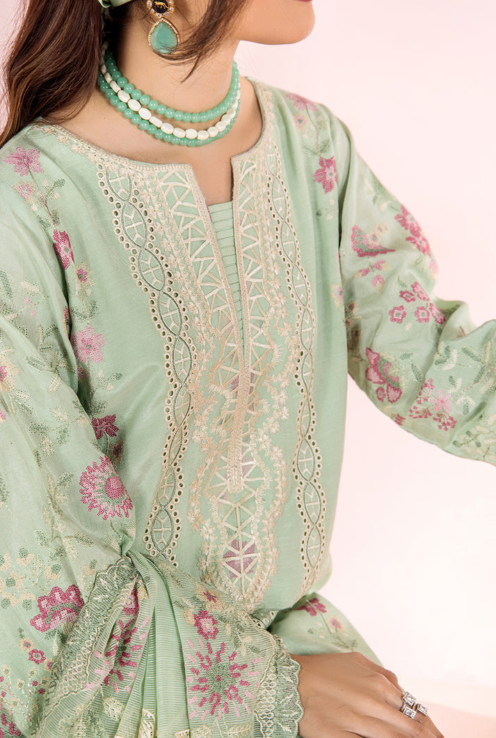 Saad Shaikh | Eid Edit Tropical Silk 26 | NORA - Dress - available at Maria Faisal in UK and USA.