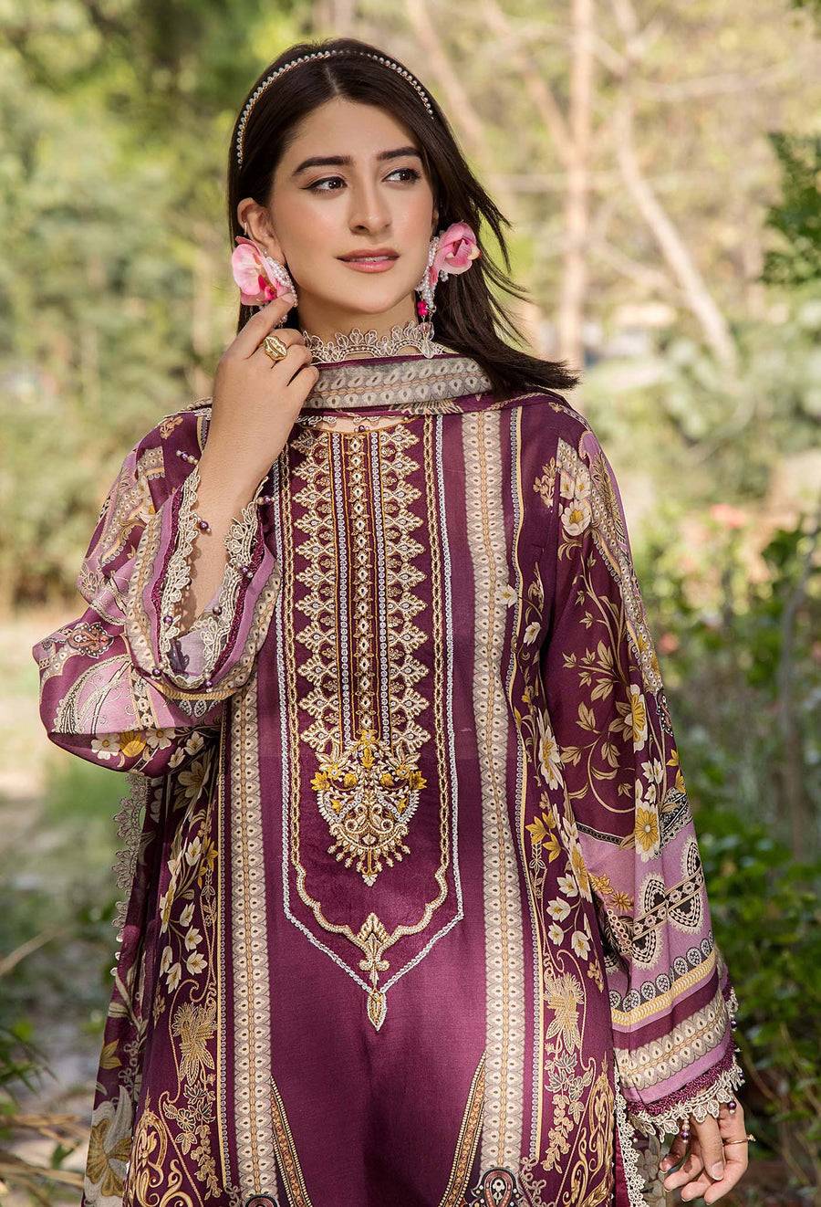 Adans Libas | Jasmine Lawn | JASMINE 2366 by Maria Faisal - Registered Vendor of : Adans Libas - type : Ladies Clothes - 100% original wedding dresses