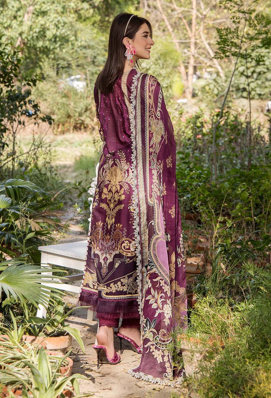 Adans Libas | Jasmine Lawn | JASMINE 2366 by Maria Faisal - Registered Vendor of : Adans Libas - type : Ladies Clothes - 100% original wedding dresses