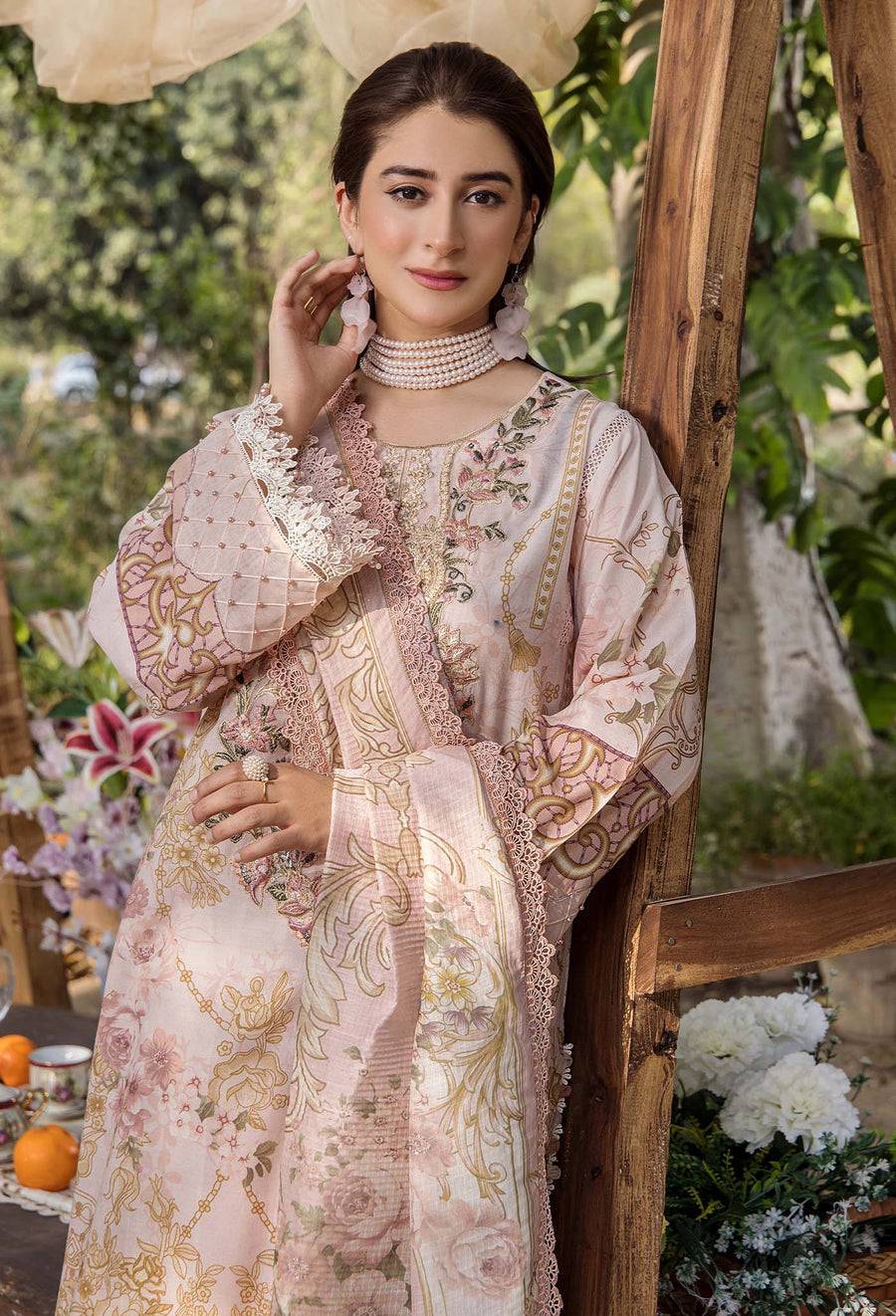Adans Libas | Jasmine Lawn | JASMINE 2368 by Maria Faisal - Registered Vendor of : Adans Libas - type : Ladies Clothes - 100% original wedding dresses