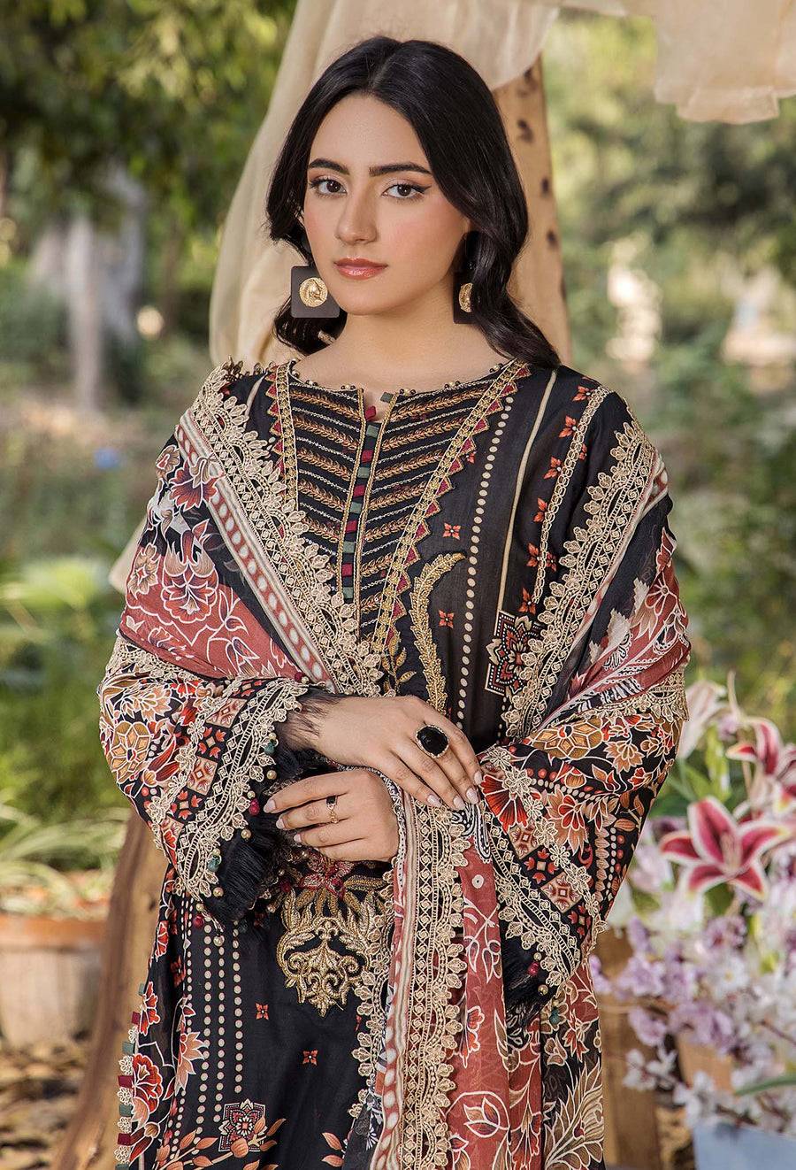 Adans Libas | Jasmine Lawn | JASMINE 2369 by Maria Faisal - Registered Vendor of : Adans Libas - type : Ladies Clothes - 100% original wedding dresses
