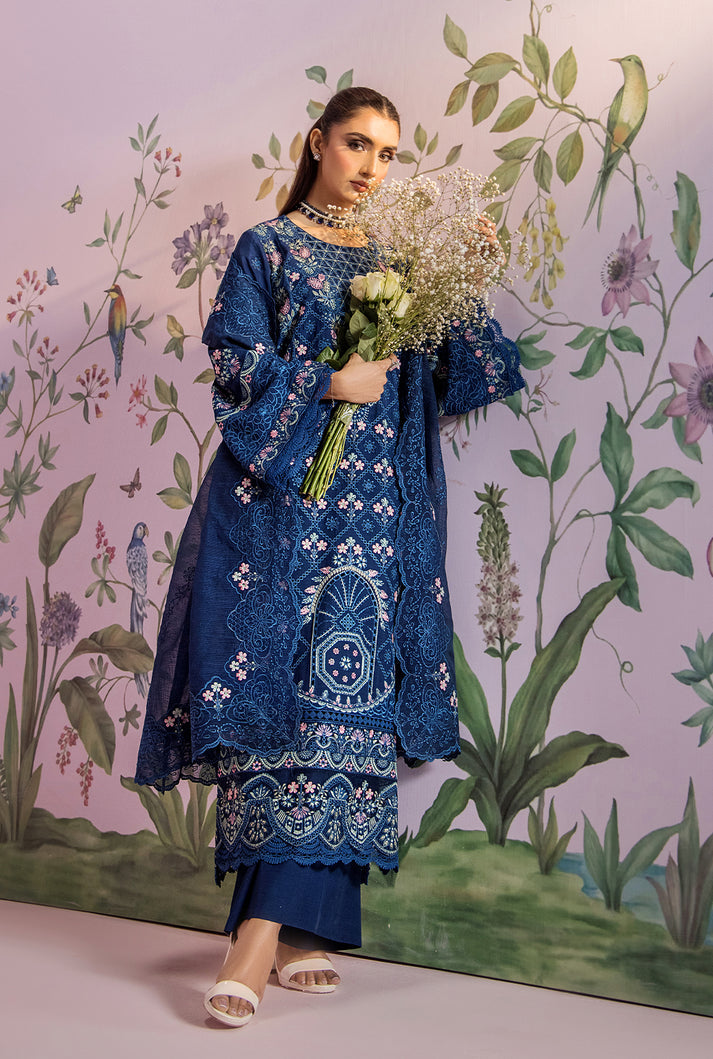 Saad Shaikh | Eid Edit Tropical Silk 26 | ELIZA - Dress - available at Maria Faisal in UK and USA.