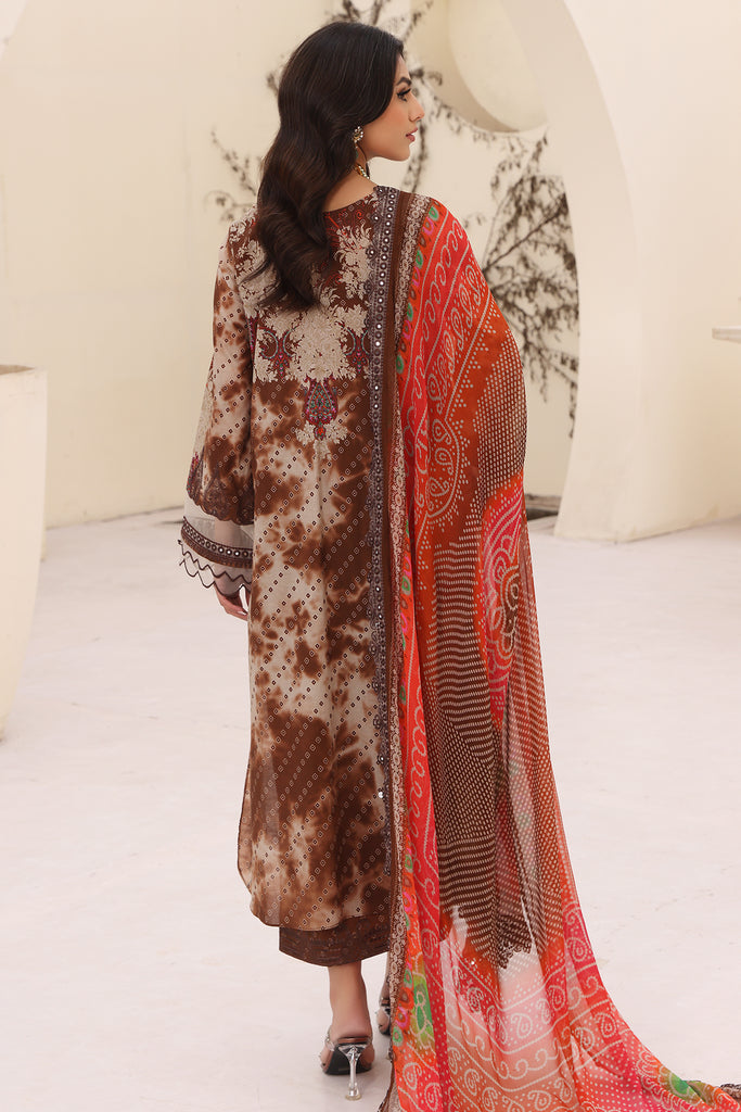 Charizma | Naranji Embroidered Lawn 24 | CN4-008 - Maria Faisal