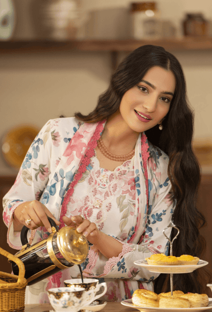 Humdum | Senora Lawn 25 | Senora - D01 by Maria Faisal - Registered Vendor of : Humdum - type : Ladies Clothes - 100% original wedding dresses