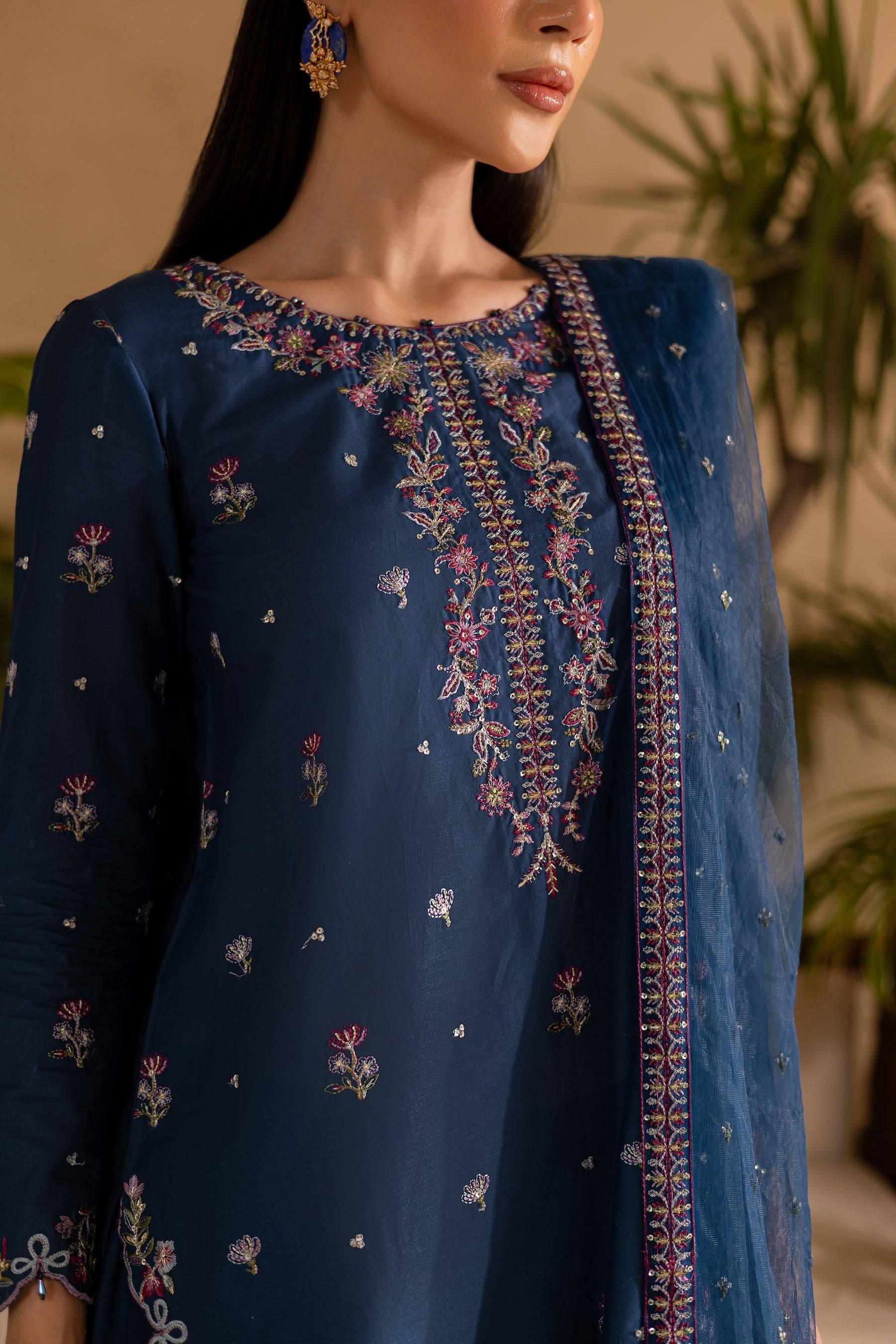 Batik | Nyra Embroidered Summer Solids | Perk by Maria Faisal - Registered Vendor of : Batik - type : Ladies Clothes - 100% original wedding dresses