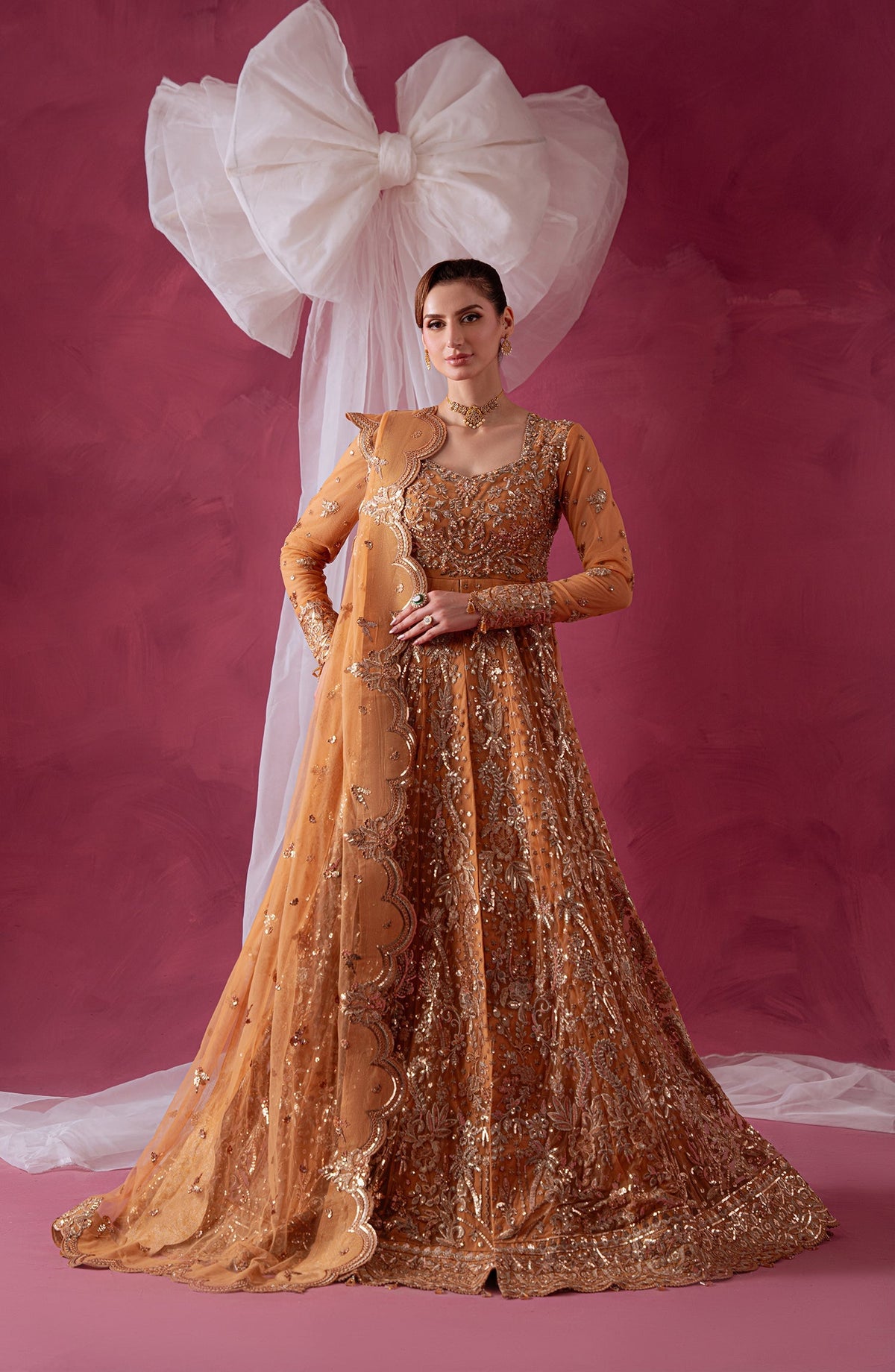Eleshia | Zarin Wedding Formals 26 | Elara - Wedding Dress - available at Maria Faisal in UK and USA.