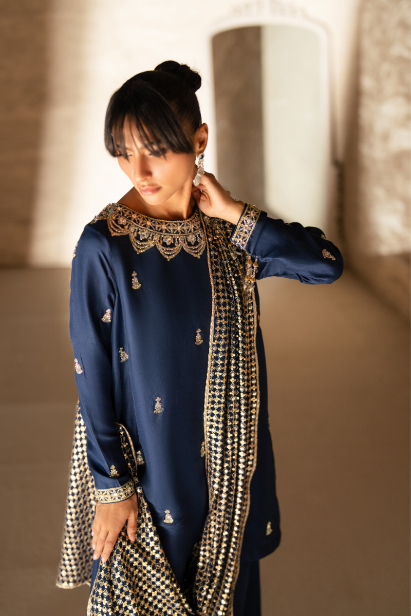Sana Abbas | Zalea Formals | ZADE - Formal Dress - available at Maria Faisal in UK and USA.