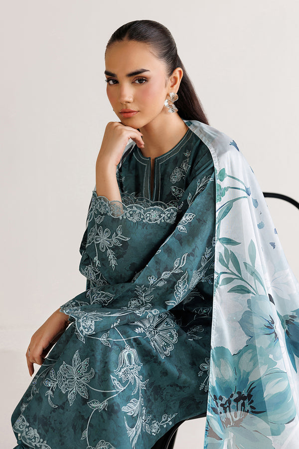 Baroque | Luxury Summer Pret | F-4493 - Luxury Dress - available at Maria Faisal in UK and USA.