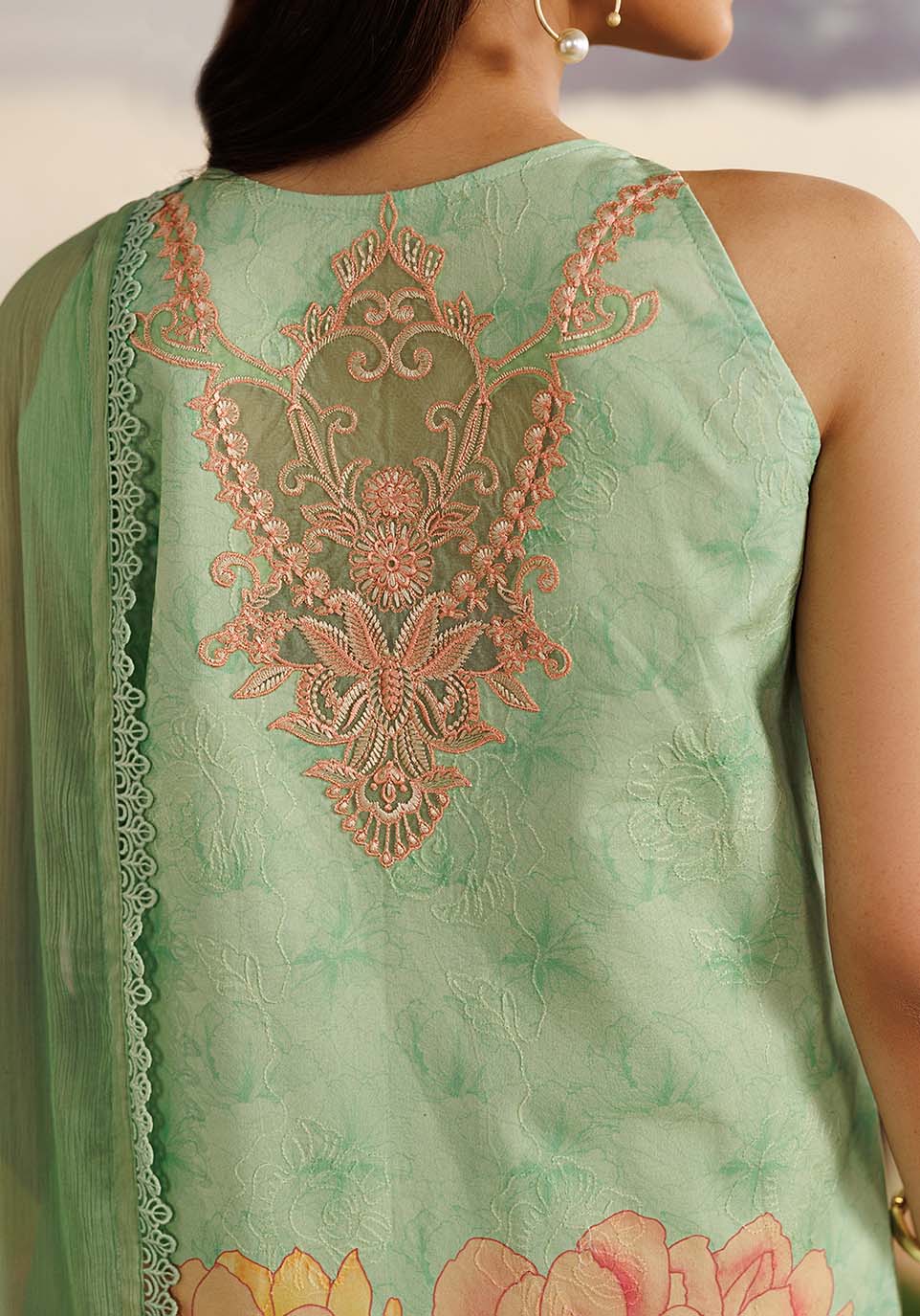 Zarqash | RimJhim The Moonsoon Edit 26 | MEHRAAB-E-GUL ZQ002 - Casual Dress - available at Maria Faisal in UK and USA.