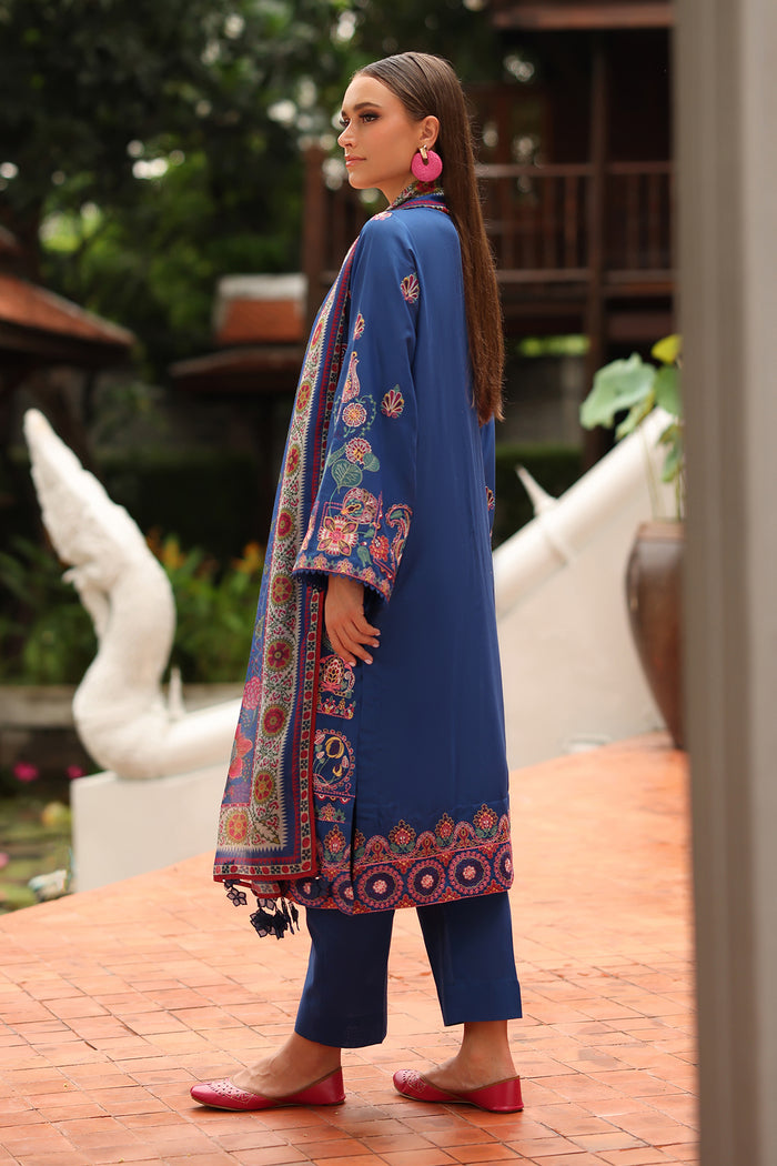 Baroque | Luxury Pret Summer | UF-4251 - Luxury Dress - available at Maria Faisal in UK and USA.