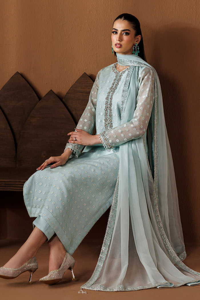 Baroque  | Luxury Pret 26 | PR-1285 - Luxury Dress - available at Maria Faisal in UK and USA.