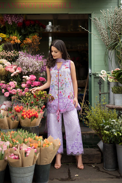Sobia Nazir | Prints 26 | 3A - Luxury Dress - available at Maria Faisal in UK and USA.