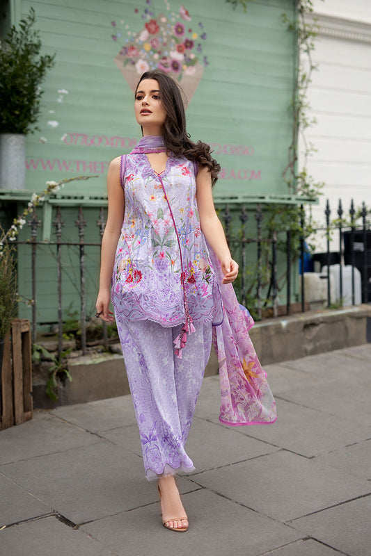 Sobia Nazir | Prints 26 | 3A - Luxury Dress - available at Maria Faisal in UK and USA.