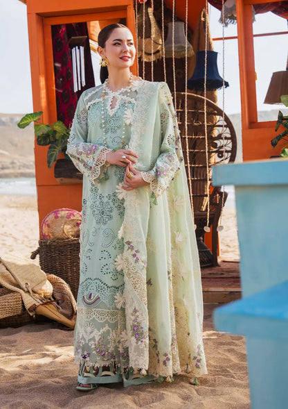 Elaf Premium | Hai Kuch Festive Lawn 24 | EHK-03A Mehrma - Designer Dress with Intricate embroidery and embellishments. Shop elegent wedding dress at Maria Faisal.