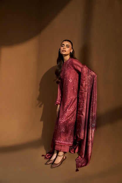 Sobia Nazir | Winter Shawl 25 | Design 3B - Formal Dress - available at Maria Faisal in UK and USA.