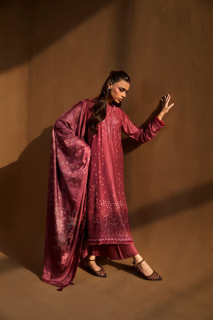 Sobia Nazir | Winter Shawl 25 | Design 3B - Formal Dress - available at Maria Faisal in UK and USA.