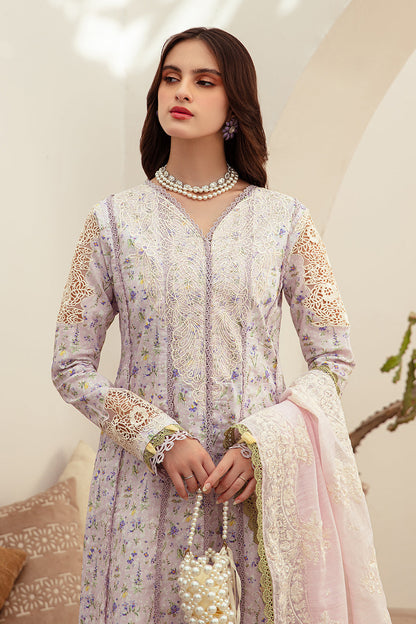 AJR Couture | Alif Affordable Lawn 24 | ARIA - Designer Dress with Intricate embroidery and embellishments. Shop elegent wedding dress at Maria Faisal.