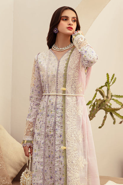 AJR Couture | Alif Affordable Lawn 24 | ARIA - Designer Dress with Intricate embroidery and embellishments. Shop elegent wedding dress at Maria Faisal.