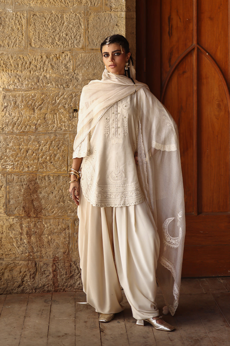 Wardha Saleem | Aari Collection 26 | Motia - Formal Dress - available at Maria Faisal in UK and USA.