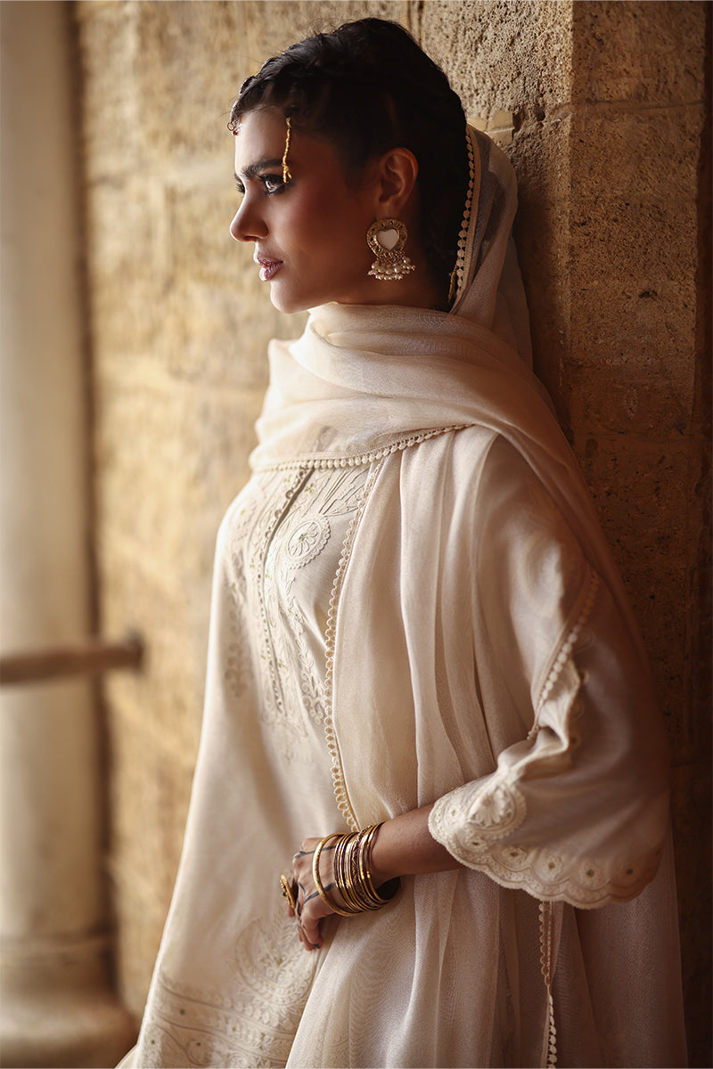 Wardha Saleem | Aari Collection 26 | Motia - Formal Dress - available at Maria Faisal in UK and USA.