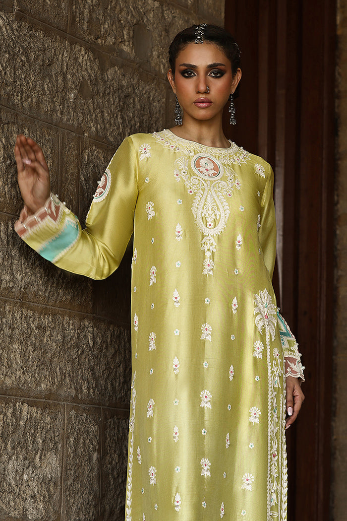Wardha Saleem | Aari Collection | Minaal - Formal Dress - available at Maria Faisal in UK and USA.