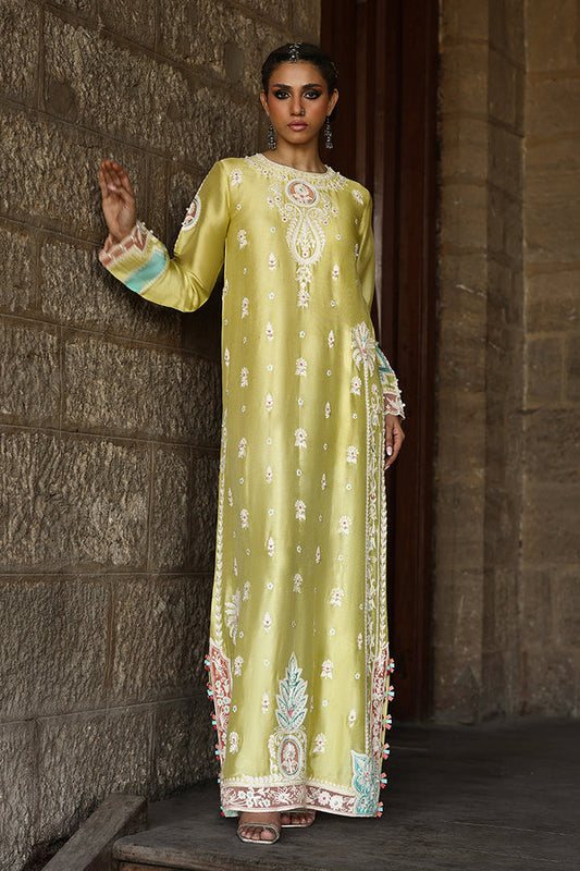 Wardha Saleem | Aari Collection | Minaal - Formal Dress - available at Maria Faisal in UK and USA.