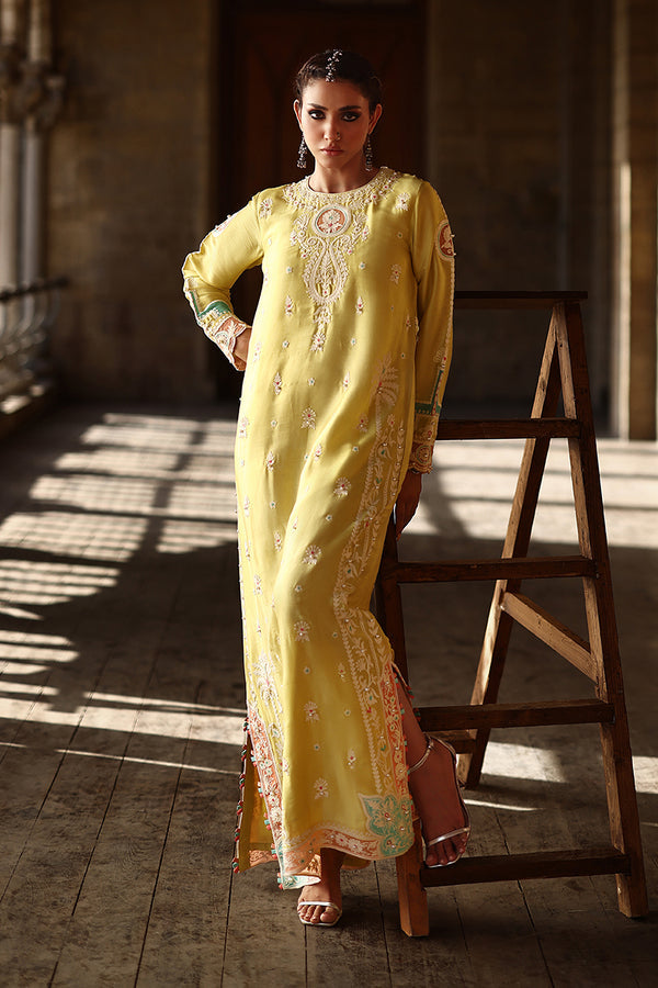 Wardha Saleem | Aari Collection | Minaal - Formal Dress - available at Maria Faisal in UK and USA.