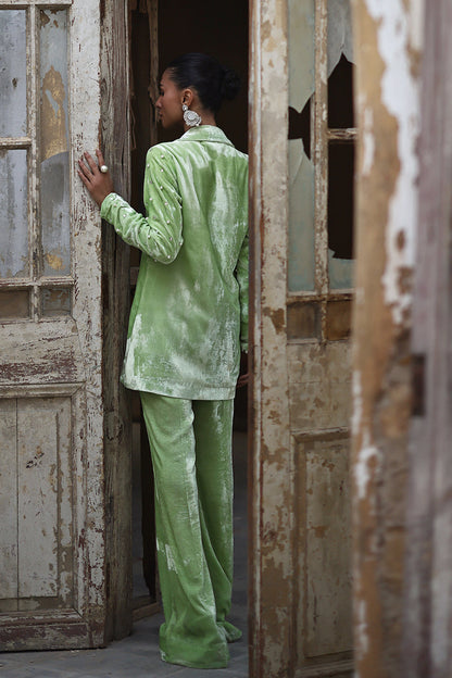 Wardha Saleem | Pure Velvet 25 | Koa - Formal Dress - available at Maria Faisal in UK and USA.