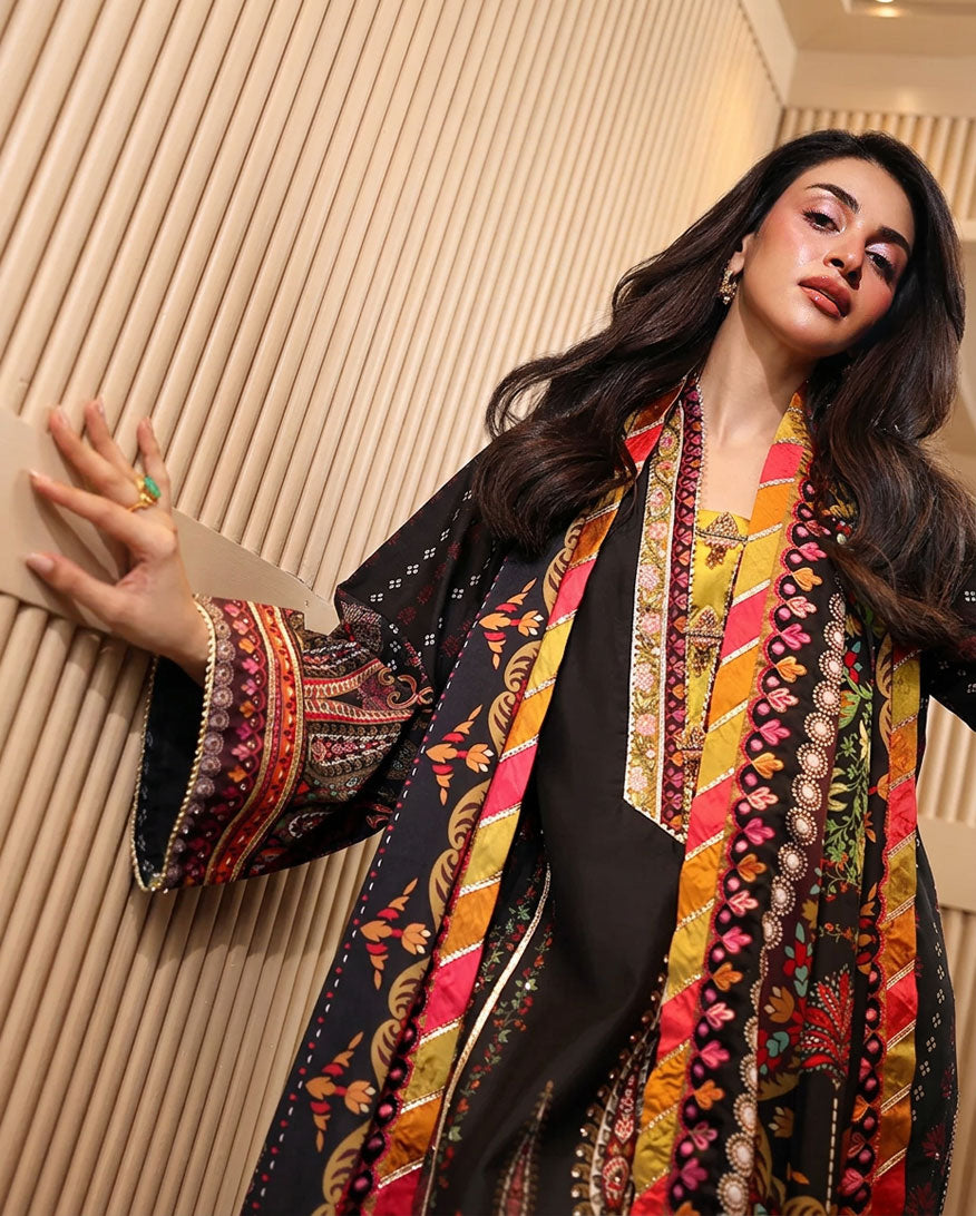 Mushq | Nirvana Anmol Edit | Star off Duty - Luxury Dress - available at Maria Faisal in UK and USA.