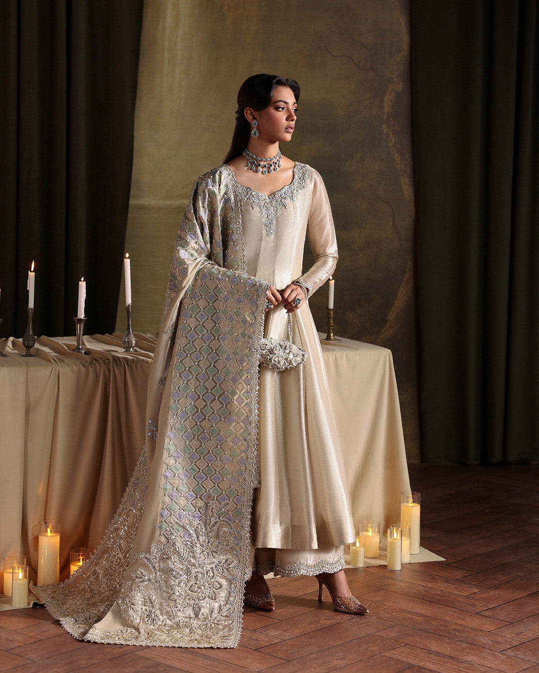 Faiza Saqlain | Zaeva Wedding Formals |Joella - Wedding Dress - available at Maria Faisal in UK and USA.