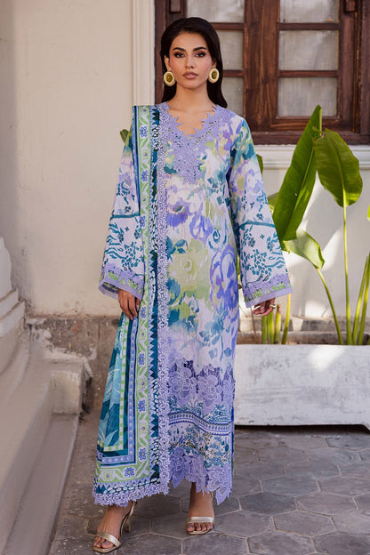 Nureh | Rania Prints | NR-07 - Casual Dress - available at Maria Faisal in UK and USA.