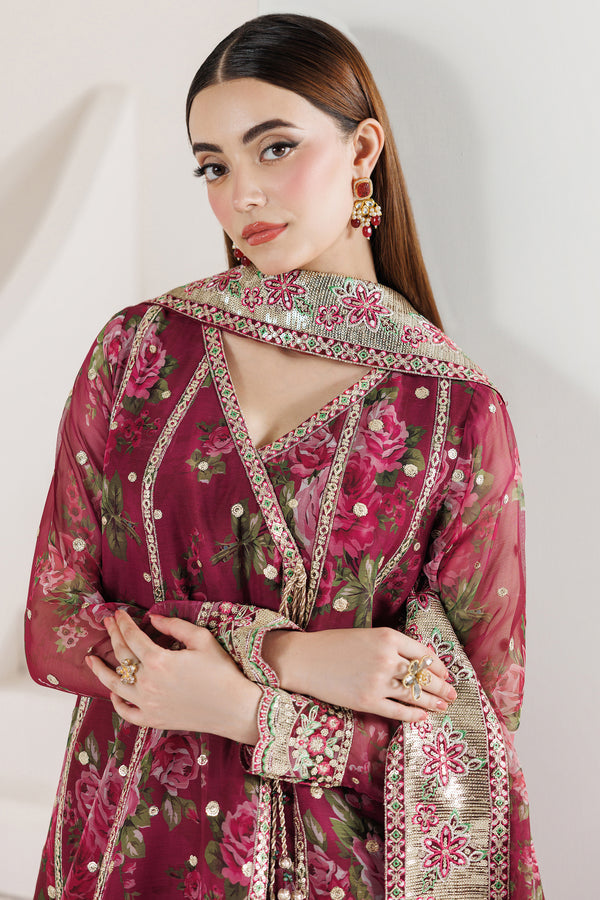 Farasha | Formals 26 | Rouge Reign - Formal Dress - available at Maria Faisal in UK and USA.